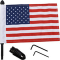 Flag Mount - Detachable Sissy Bar - 9" Pole - 6" X 9" Flag by Pro Pad