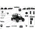 DECALS - X DS - 2020 CAN AM MAVERICK TURBO R / TURBO RR / X DS / X RS