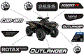 BODY - FEATURE DECALS - 2024 CAN AM OUTLANDER 1000R EFI 4X4 XT - WILDLAND CAMO