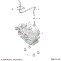 DRIVE TRAIN: FRONT GEARCASE MOUNTING - 2020 POLARIS SPORTSMAN 570 X2