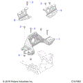 CHASSIS: BULKHEAD and FRONT CAB SUPPORT - 2023 POLARIS SPORTSMAN 850 48" ULTIMATE TRAIL