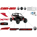 BODY - DECALS - 2025 CAN AM MAVERICK TURBO RR X RC 64 INCH - HYBRID WHITE PEARL - 64" WIDTH CALI