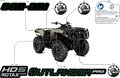 BODY - FEATURE DECALS - 2026 CAN AM OUTLANDER PRO HD5 4X4 - CALI - NORTHERN LICHEN