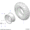 WHEELS: FRONT TIRE - 2021 POLARIS SPORTSMAN 570 X2