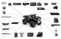 BODY - DECALS - XTP - 2021 CAN AM OUTLANDER MAX 1000R EFI XT / XT P / LTD
