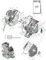 ROTAX - CRANKCASE - V2 - 2022 CAN AM OUTLANDER MAX 6X6 650 EFI DPS
