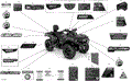 DECALS - XT - 2020 CAN AM OUTLANDER MAX 1000R EFI