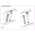 REAR SHOCK ABSORBER - 2024 CFMOTO ZFORCE 950 Trail