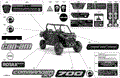 BODY - DECALS - 2022 CAN AM COMMANDER 700 EFI XT