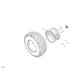 DRIVE - FRONT WHEELS - 2025 CAN AM MAVERICK TURBO RR X RC 64 INCH - HYBRID WHITE PEARL - 64" WIDTH