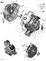 CRANKCASE - 850 EFI - 2019 CAN AM OUTLANDER MAX 850 EFI