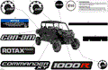 BODY - DECALS - 2024 CAN AM COMMANDER MAX 1000R EFI XT - TIMELESS BLACK METALLIC - 64" WIDTH CALI