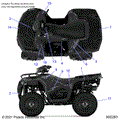 BODY: DECALS - 2023 POLARIS SPORTSMAN 450 HO 50S