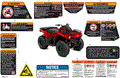 BODY - WARNING DECALS - 2023 CAN AM OUTLANDER 570 EFI MR