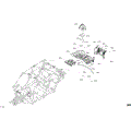 BODY PARTS - PLATINUM SILVER - PACKAGE X RS X DS DPS - REAR SECTION - 2018 CAN AM MAVERICK X3 MAX TURBO R STD / X DS DPS / X RS DPS