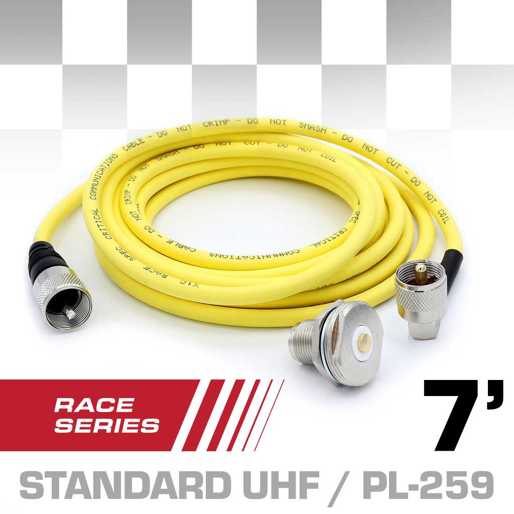 7 Ft Antenna Coax Cable Kit - Race Series - by Rugged Radios by Rugged Radios NMO-RACE-7C 01039374006194 Rugged Radios