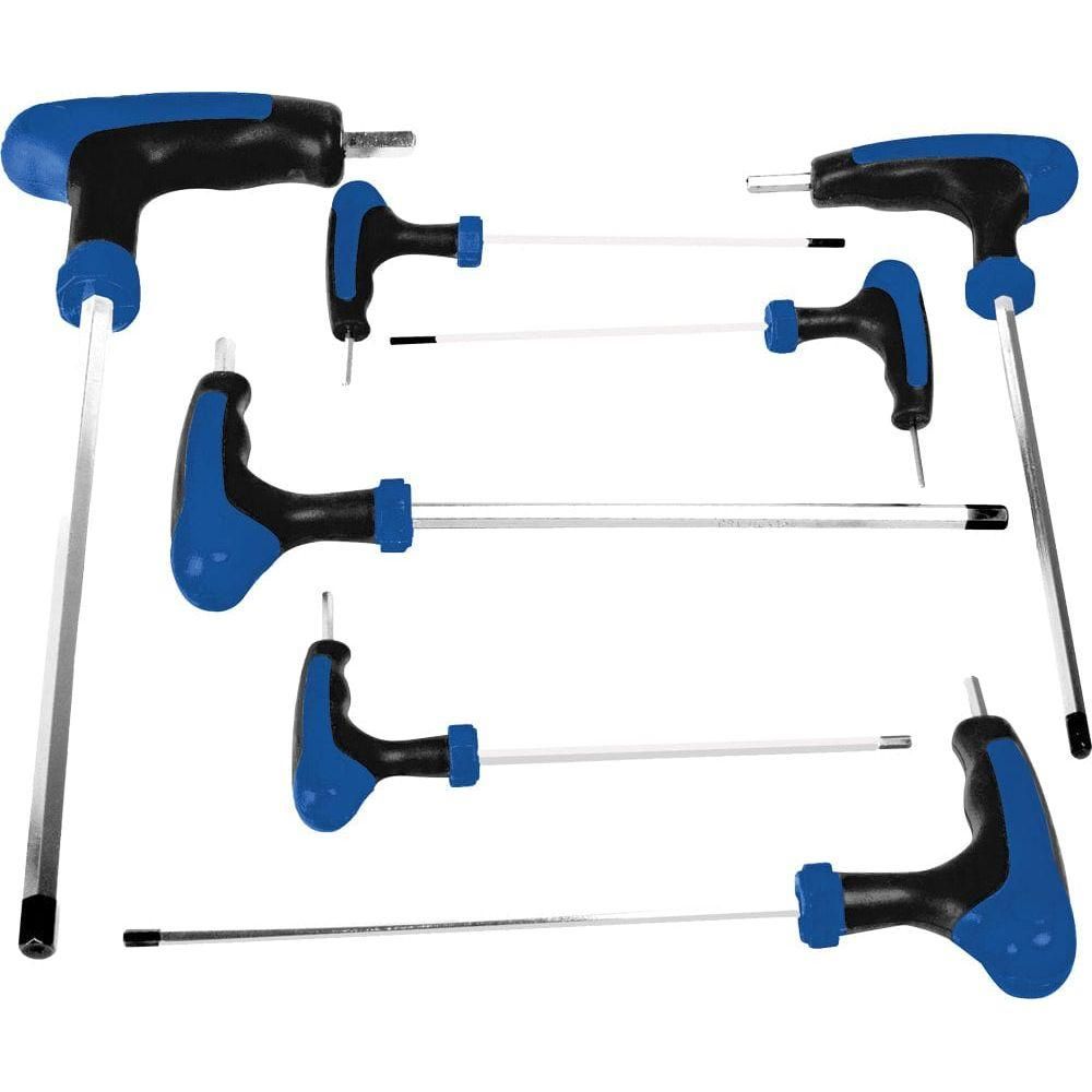 7 Pc Met T-Handle Set Hex by Performance Tool W1712 Hand Tool