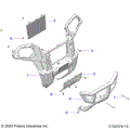 BODY: FRONT BUMPER - 2025 POLARIS SCRAMBLER 850 48"