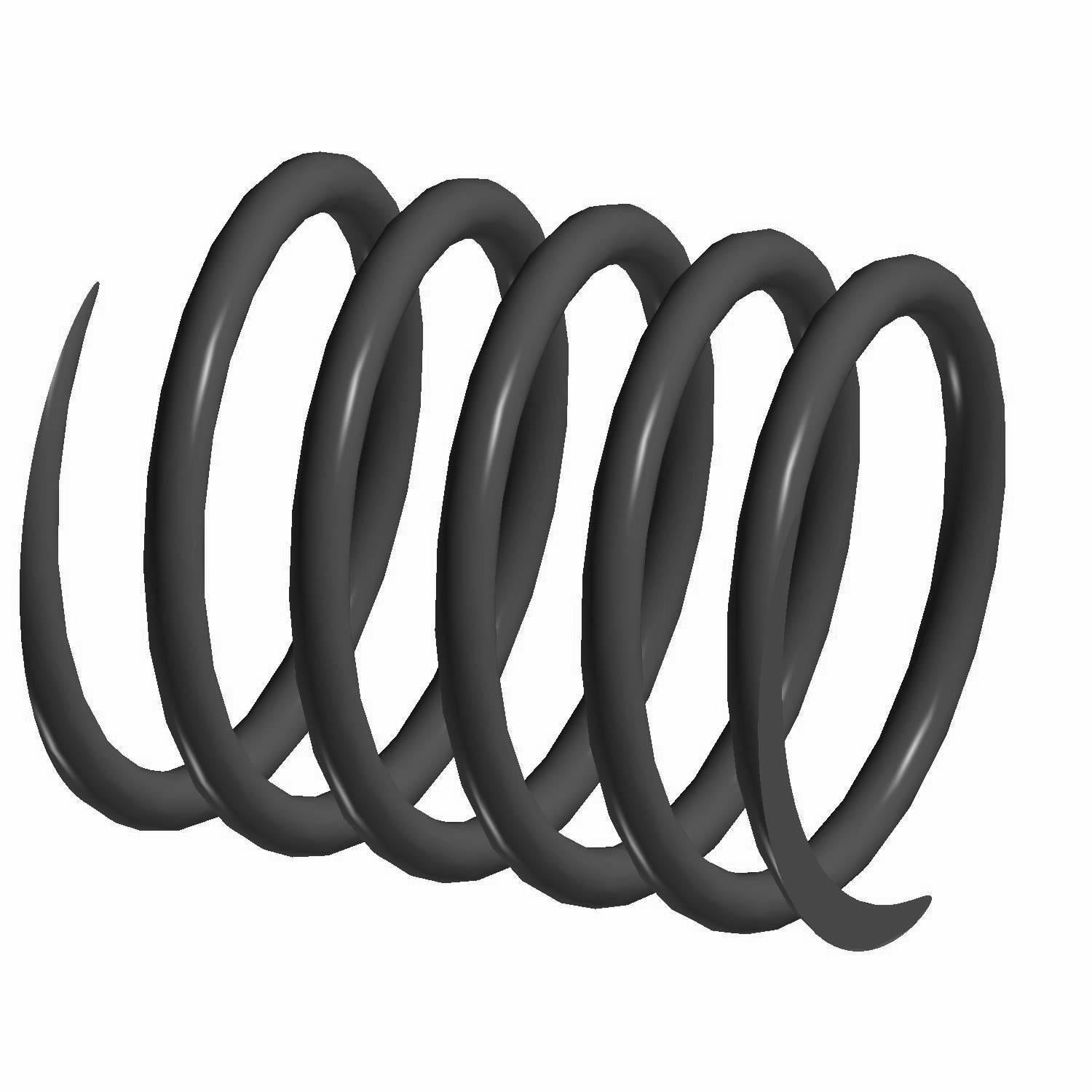 Red and blue coated heavy-duty coil clutch spring for Polaris ATV and UTV models.