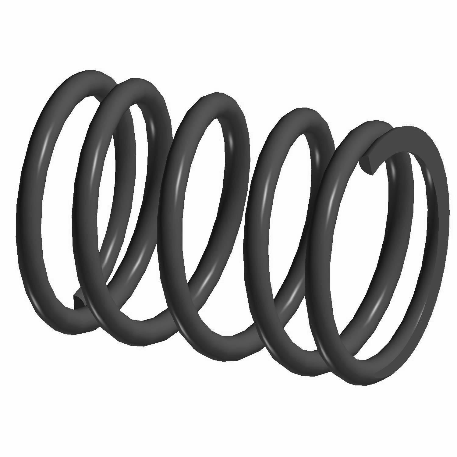 Black heavy-duty coiled metal clutch spring for Polaris offroad vehicles.
