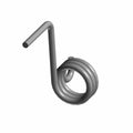 Metal coil spring with a bent rod end, designed for left-side tailgate support.