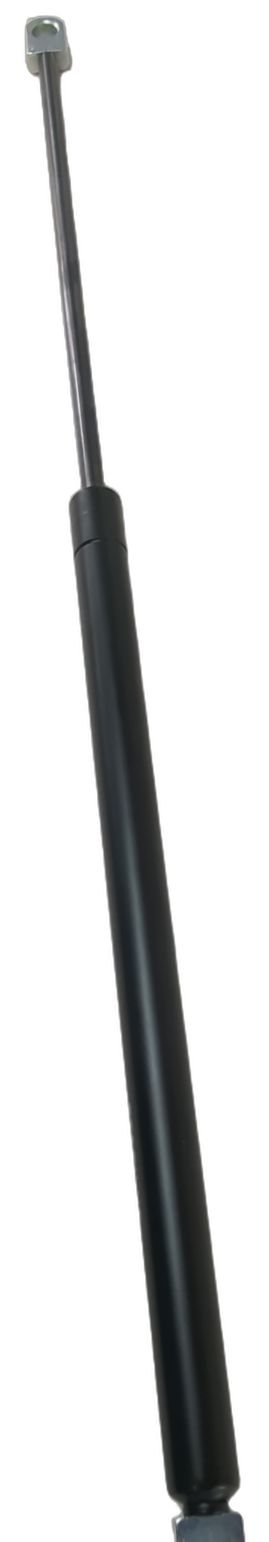 Black steel dump box shock absorber with metal mounting ends for Polaris Ranger UTV.