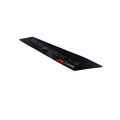 Black angular decal with "Maverick X DS" text in gray and red accents for Can-Am side panel.