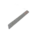 Gray elongated hood decal with subtle red Turbo R lettering and angular design on one end.