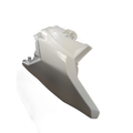 White angular plastic hood assembly with smooth surface and mounting points designed for Can-Am off-road vehicles.
