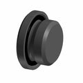 Black hex socket plug with integrated O-ring and cylindrical head, M20 x 1.5 thread size.