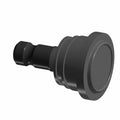 Black metal ball joint stud with cylindrical shaft and rounded end on wider base.