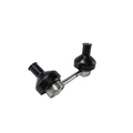 Black and silver metal link stabilizer bar with two ball joint ends.