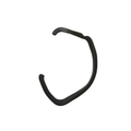 Black rubber airbox seal with irregular rounded shape for Can-Am Maverick X3 models.