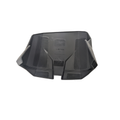 Black plastic upper cluster cover with angular design and mounting points for Can-Am vehicles.