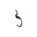 The Airbox Clip by Polaris, a single dark metal S-hook with a safety latch, is shown against a plain white background and is ideal for use as an airbox clip or with other Polaris UTV accessories.