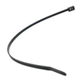 Black flexible double-loop nylon strap with locking mechanism, 260mm length.