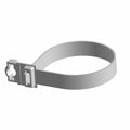 Gray wide plastic strap with integrated M8 x 1.25 stud mount and locking clasp.