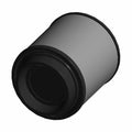 Cylindrical gray air filter with black plastic end caps designed for Polaris HVAC systems.