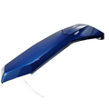 The Oxford met Blue, LH Open Carrier Trim by Can-Am is shown isolated on a white background—an angular, glossy blue replacement accessory ideal for SXS vehicles.