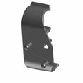 Black curved metal clip with two mounting pegs and a small hole for attachment.