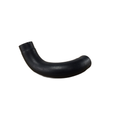 The Engine Outlet Hose by Can-Am, a black curved rubber hose, is displayed on a plain white background—perfect for anyone needing reliable Can-Am UTV parts.