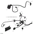 ENGINE HARNESS AND ELECTRONIC MODULE - 650 EFI (PACKAGE PRO) - 2016 CAN AM OUTLANDER 6X6 650 EFI