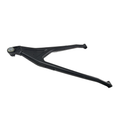 Carbon black RH lower suspension arm with mounting bushing and tapered design for Can-Am offroad vehicle.