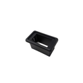 Black rectangular plastic right-hand power window switch housing with an open center slot.