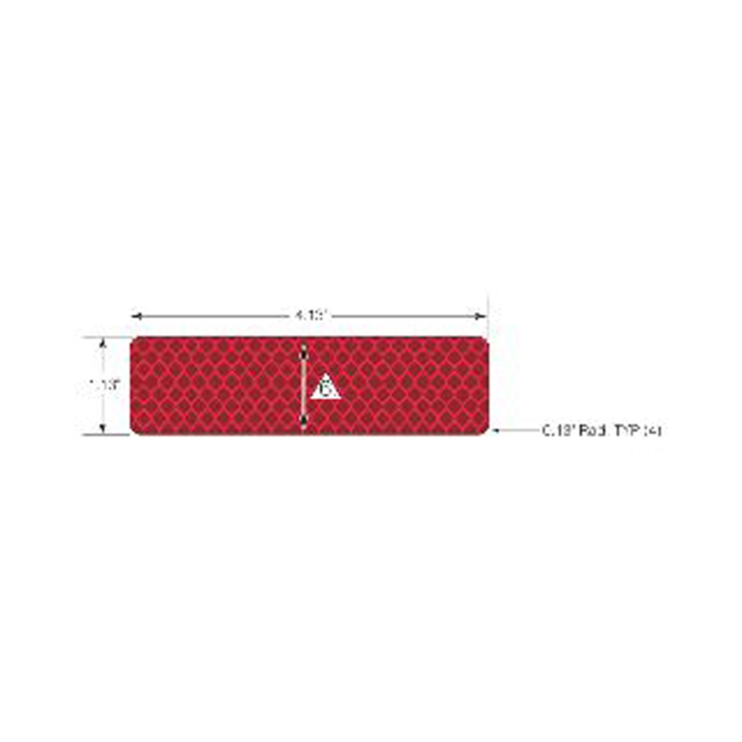 Reflector Decal, Red by Polaris