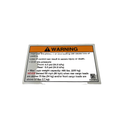 Warning Decal Hand Crush by Polaris