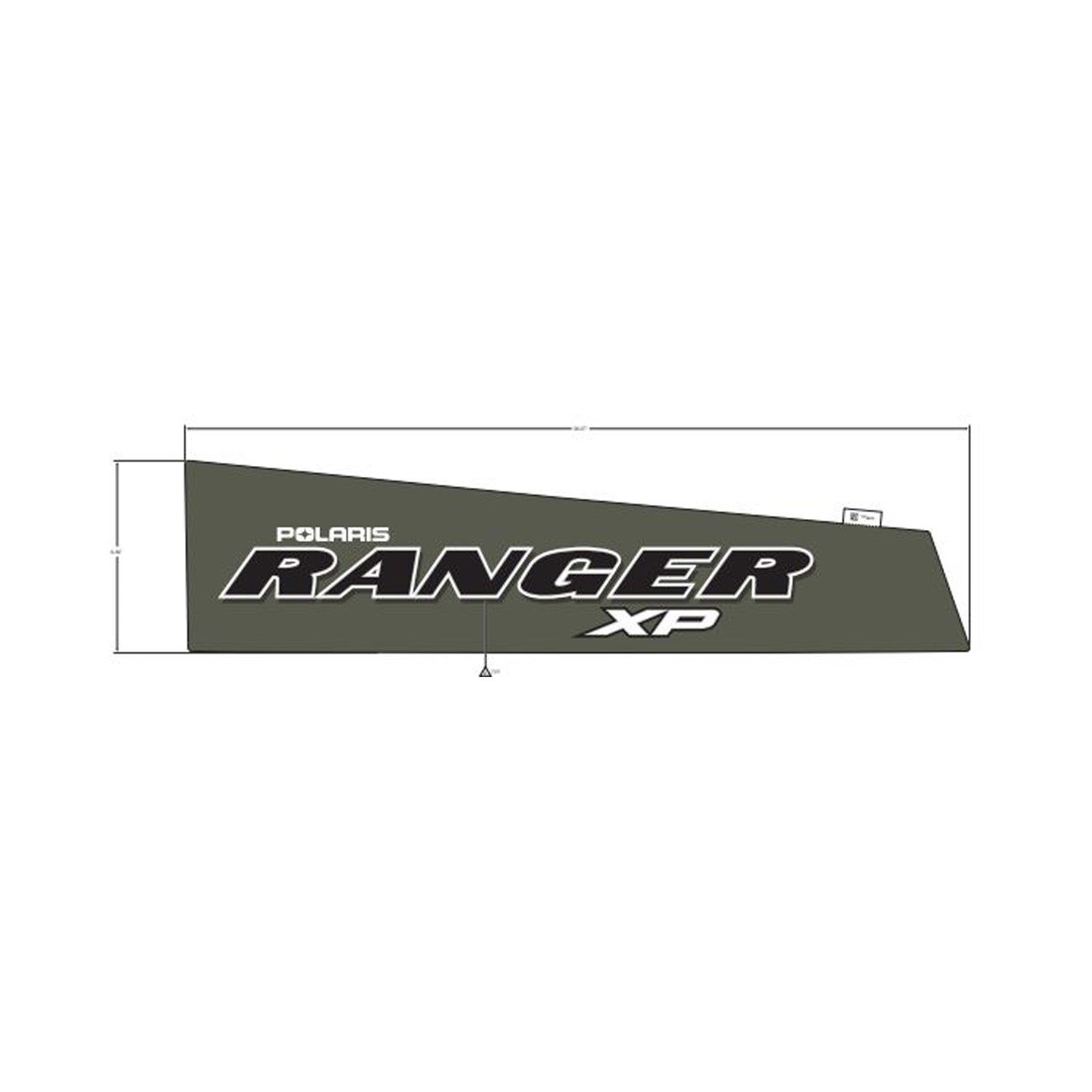 Cargo Box Decal, Ranger Xp, Right by Polaris