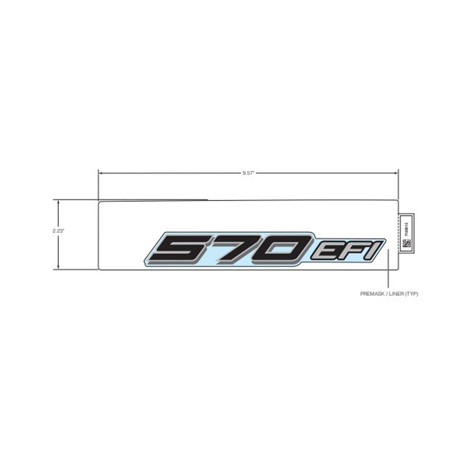 Hood Decal, 570, Right by Polaris