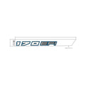 Upper Hood Decal, 170 Efi, Blu, Right by Polaris