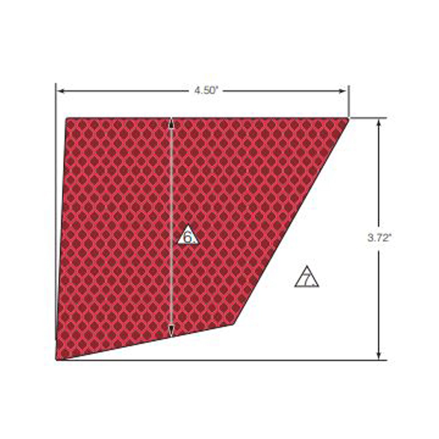 Reflector Decal, Right, Red by Polaris